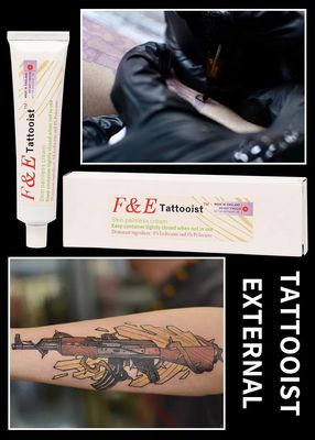 Tatuaje F&E Crema para adormecer el tatuaje Microblading Body Tattoo Precio de fábrica Lido-Caine Ungüento para relleno Mico Blading