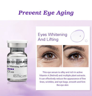 El suero meso Microneedling 6pcs/Set de la arruga anti de la etiqueta privada quita el suero oscuro de la arruga del ojo del círculo