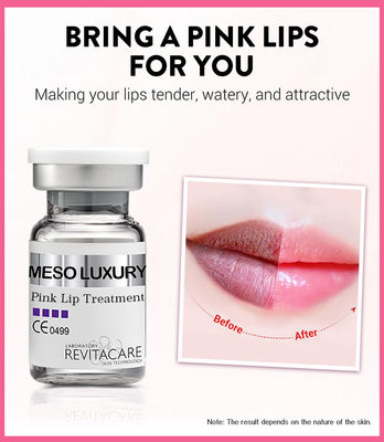 Suero de iluminación de la vitamina C del labio del suero del labio orgánico meso de lujo rosado del tratamiento