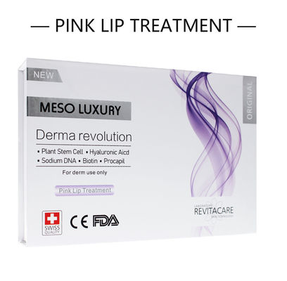 Suero de iluminación de la vitamina C del labio del suero del labio orgánico meso de lujo rosado del tratamiento