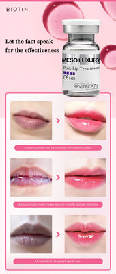 Suero de iluminación de la vitamina C del labio del suero del labio orgánico meso de lujo rosado del tratamiento