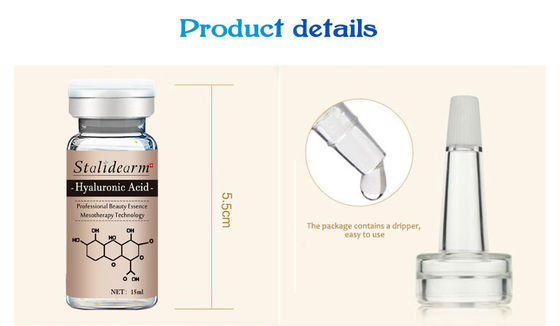 Suero de iluminación facial natural ácido hialurónico de Microneedling del suero meso