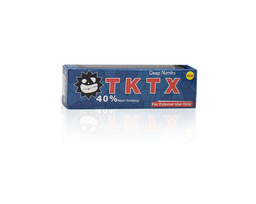 Crema permanente poner crema del maquillaje de la etiqueta #45 del tatuaje de la lidocaína TKTX de Microblading que entumece