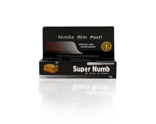 Crema anestésica CS Lab 75% Numb para tatuajes, crema anestésica para tatuajes de labios y cejas, microneedling