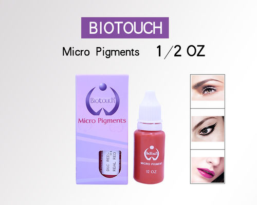 El tatuaje micro del pigmento de Biotouch entinta el 1/2 marrón onza para el pigmento permanente del maquillaje del tatuaje del labio de la ceja