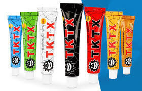 Lidocaína original poner crema que entumece 10g amarillo del tatuaje permanente del maquillaje TKTX