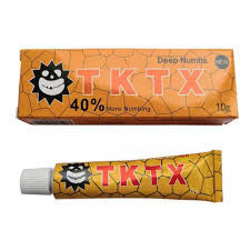 Lidocaína original poner crema que entumece 10g amarillo del tatuaje permanente del maquillaje TKTX
