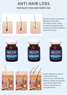 Suero anti original de Areata Mesotherapy de la alopecia de la esencia del nuevo crecimiento del pelo del tratamiento de la inyección de la pérdida de pelo para el pelo