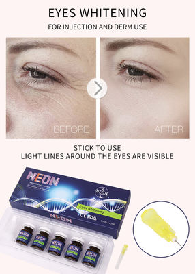 Inyección anti original de Mesotherapy del suero del ojo de la arruga de la marca de neón que blanquea el suero del ojo