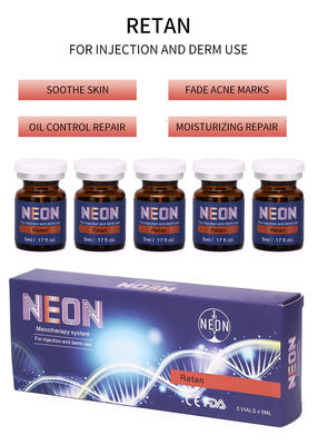 Esencia pura de la terapia del suero de la inyección 5ml del acné del suero meso de neón del tratamiento