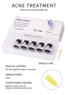 MESO LUXURY Solución de Mesoterapia Inyectable Exosomas Suero Manchas Rojas Tratamiento del Acné Cutáneo