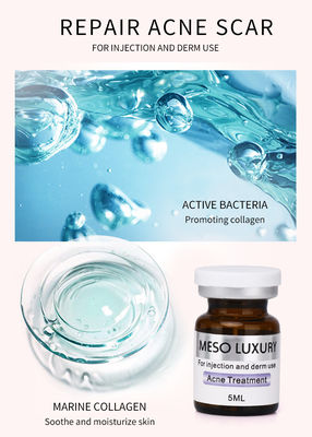 MESO LUXURY Solución de Mesoterapia Inyectable Exosomas Suero Manchas Rojas Tratamiento del Acné Cutáneo
