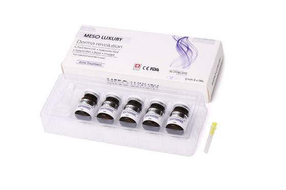 Los puntos rojos de Mesotherapy de la juventud de la inyección de lujo del suero pelan el tratamiento de la inyección del acné