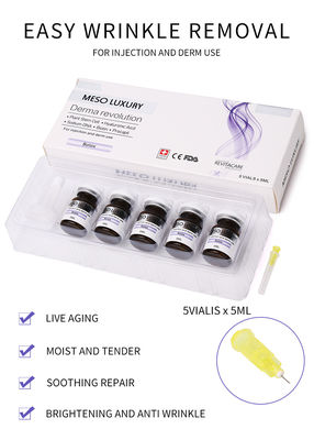 Mesoterapia Botox Inyección de suero de exosoma Refuerzo de la piel antiarrugas