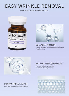 Mesoterapia Botox Inyección de suero de exosoma Refuerzo de la piel antiarrugas
