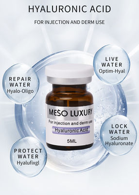 Etiqueta privada que hidrata las inyecciones de lujo ácidas hialurónicas de Mesotherapy de las inyecciones del suero para una cara más joven