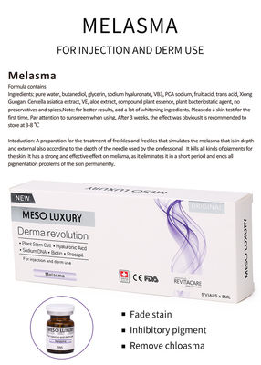 Suero MESO de eliminación de melasma con potenciador de la piel, inyección de exosomas