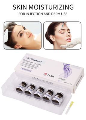 Suero ácido hialurónico transparente hidratante del suero 5ml de la piel de Mesotherapy para la cara