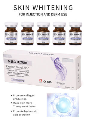 Solución de mesoterapia para acrecentar la piel Blanqueamiento de la piel Inyección de exosomas