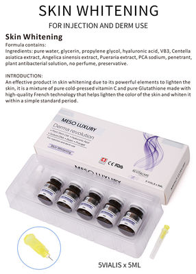 Solución de mesoterapia para acrecentar la piel Blanqueamiento de la piel Inyección de exosomas