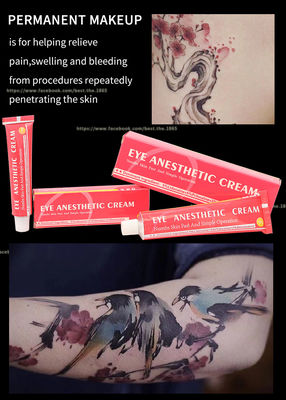 Crema anestésica para entumecimiento ocular