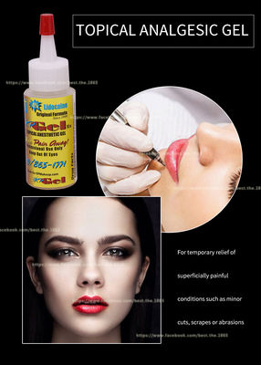 Gel anestésico del maquillaje permanente del gel 30ML del tatuaje del SSJ que entumece 48 para los labios