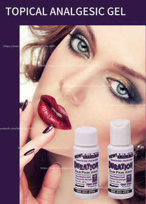Duración Anestésico Gel Entumecedor para Tatuajes Maquillaje Permanente Gel de Lidocaína