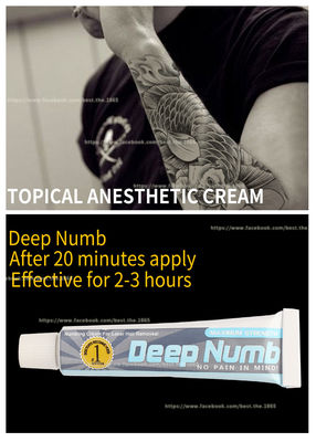 NUESTRO gel poner crema que entumece del tatuaje, que es mejor que cualquier crema que entumece del tatuaje en el mercado. Es nuestro NU original, no-aceitoso