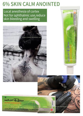 Crema anti alérgica anti anestésica entumecida de la lidocaína del tatuaje de la ceja del labio de la inflamación de la crema 10g del tatuaje