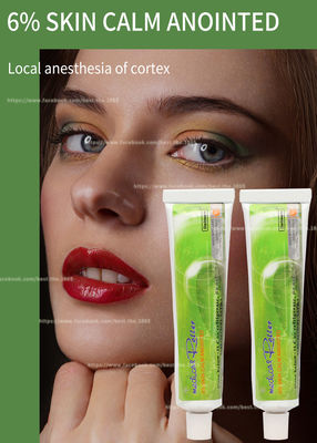 Crema anti alérgica anti anestésica entumecida de la lidocaína del tatuaje de la ceja del labio de la inflamación de la crema 10g del tatuaje