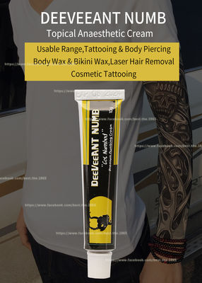 Crema para adormecer para el maquillaje permanente Crema de lidocaína para tatuajes de alta calidad Crema anestésica
