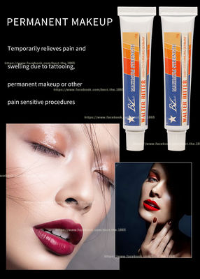 Crema anestésica para maquillaje permanente Labios Cejas Delineador de ojos Tatuajes corporales