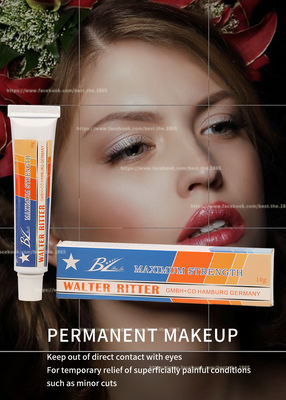 Crema anestésica para maquillaje permanente Labios Cejas Delineador de ojos Tatuajes corporales