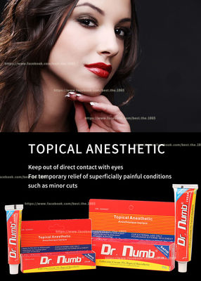 Crema anestésica Dr. Numb para tatuajes, crema de lidocaína para tatuajes de labios y cejas