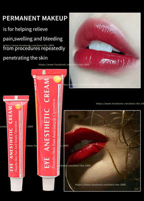 Crema que entumece anestésica 10g 30g del ojo altamente eficaz que perfora color blanco rosado de la crema entumecida