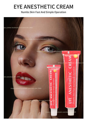 Crema que entumece anestésica 10g 30g del ojo altamente eficaz que perfora color blanco rosado de la crema entumecida