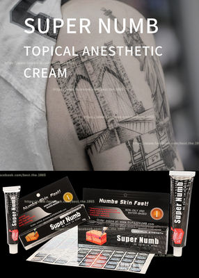 La crema blanca rosada poner crema de 10g 30g del tatuaje del dolor entumecido estupendo de la parada solicita 20mins eficaz por 3 horas de precio al por mayor