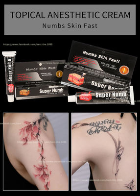 La crema blanca rosada poner crema de 10g 30g del tatuaje del dolor entumecido estupendo de la parada solicita 20mins eficaz por 3 horas de precio al por mayor