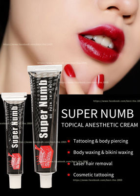 La crema blanca rosada poner crema de 10g 30g del tatuaje del dolor entumecido estupendo de la parada solicita 20mins eficaz por 3 horas de precio al por mayor