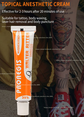 Crema anestésica entumecida BL Proaegis el 35% del tatuaje del cuerpo para el maquillaje permanente