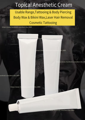 Encerar la crema tópica del tubo 30G del tatuaje de la lidocaína blanca anestésica entumecida blanca sin dolor 30g de la crema
