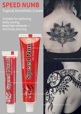 Tatuaje poner crema anestésico del cuerpo de la ceja del labio del tatuaje poner crema entumecido del tatuaje 10g 30g de la velocidad que entumece altamente eficaz