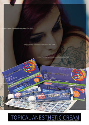 Tatuaje poner crema anestésico del cuerpo de la ceja del labio del tatuaje poner crema entumecido del tatuaje 10g 30g de la velocidad que entumece altamente eficaz