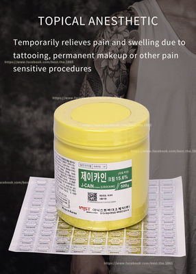 Precio de la calidad del tatuaje de J que entumece CAÍN 500g 29,9% buen de la etiqueta 15.6%/29.9% del paquete verde original poner crema del OEM