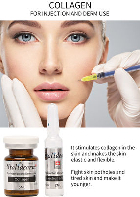 Solución inyectable de mesoterapia de colágeno Exosome Skin Booster Relleno dérmico