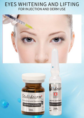 El ojo de Stalidearm que blanquea arrugas antis de la inyección del suero de la juventud pela la esencia de elevación de Derma Microneedling
