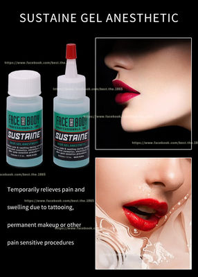 Alergia anti del color verde del establo del gel del tatuaje anestésico de Sustaine que entumece