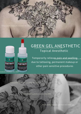Alergia anti del color verde del establo del gel del tatuaje anestésico de Sustaine que entumece