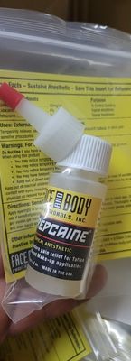 Gel anestésico tópico estupendo tópico del trío 44g del ungüento de Sustaine que entumece para la piel