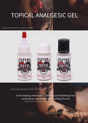 El gel que entumece del tatuaje de la belleza TKTX calma el gel tópico anestésico para la perforación del cuerpo